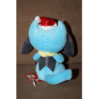 Officiële Pokemon knuffel Riolu santa Christmas 20cm banpresto